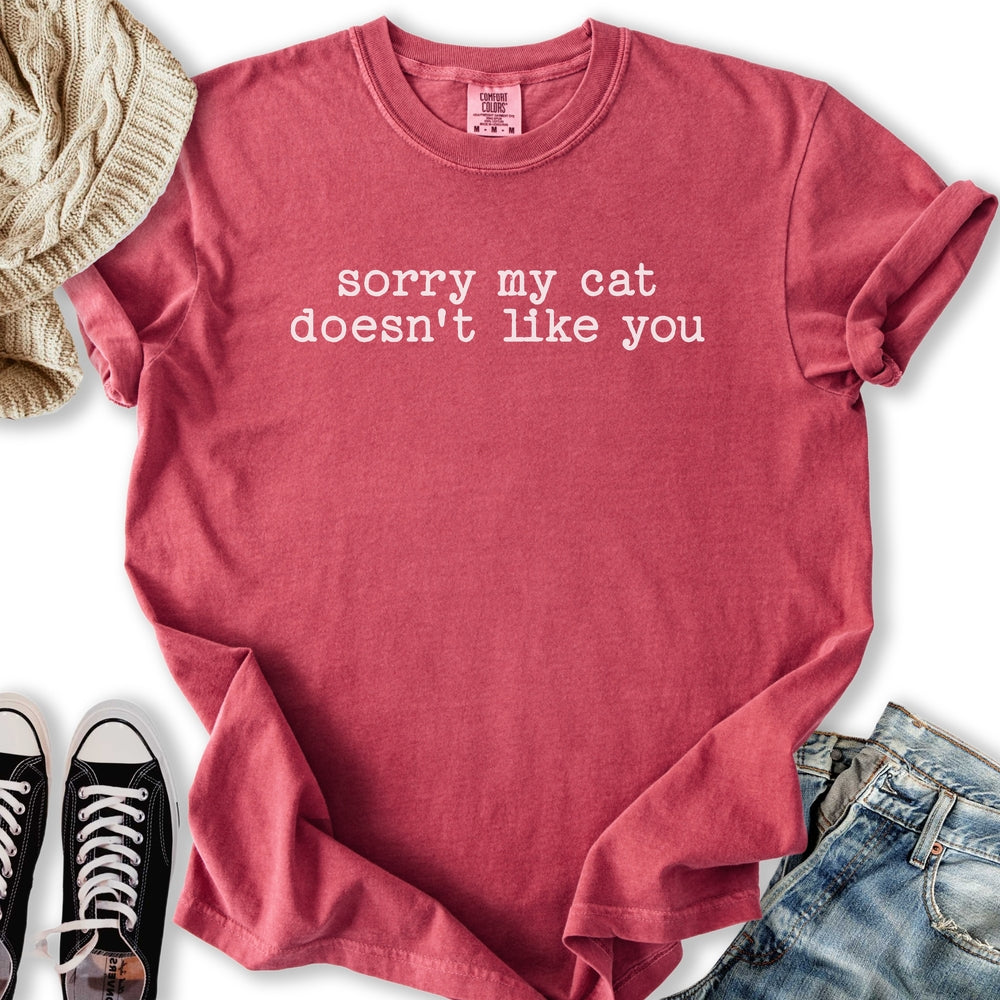 My Cat Doesn't Like You Relaxed Tee