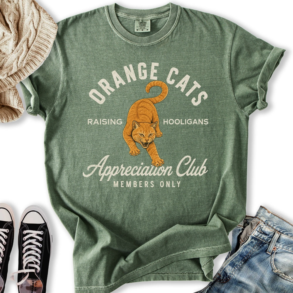 Orange Cats Appreciation Relaxed Tee