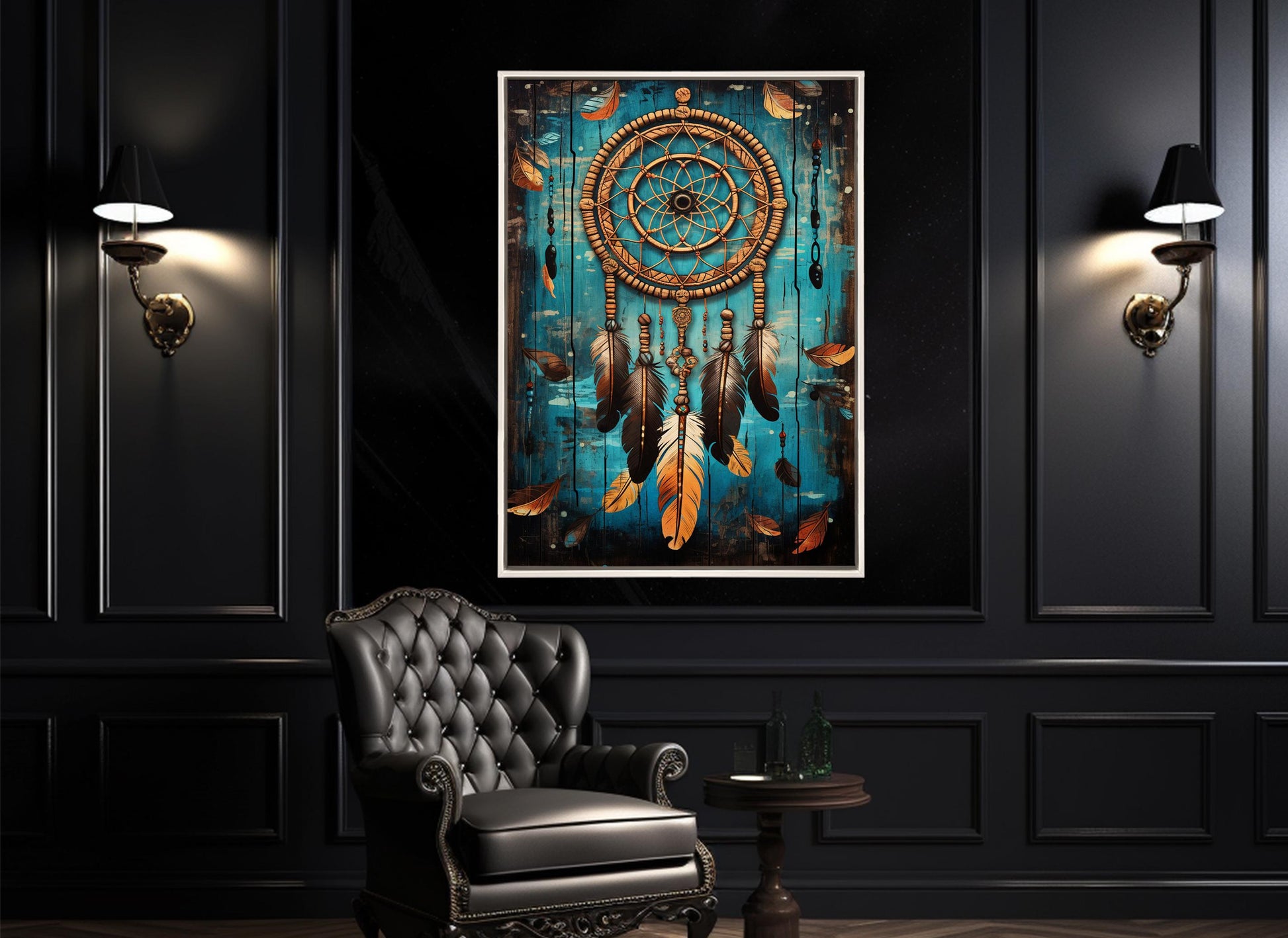 Dreamcatcher Canvas Print - Colorful Native American Wall Art | Ready to Hang