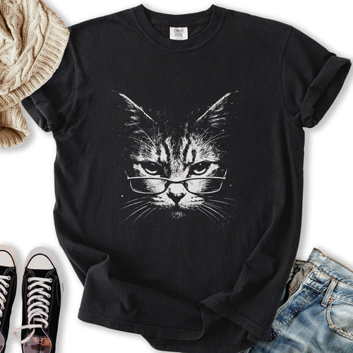 Cat Reader Relaxed Tee