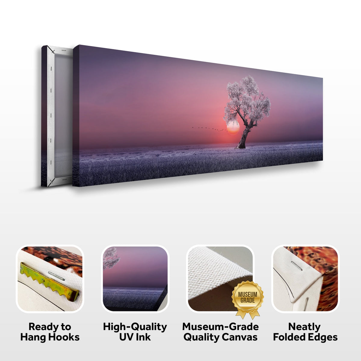 Alone Tree Canvas Wall Art VI