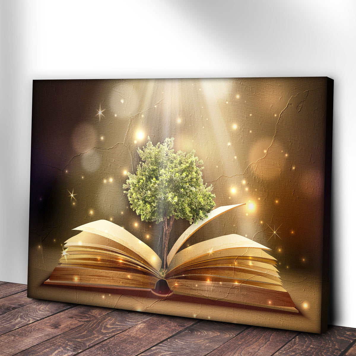 Decor Elements Book Of Wisdom Canvas Wall Art