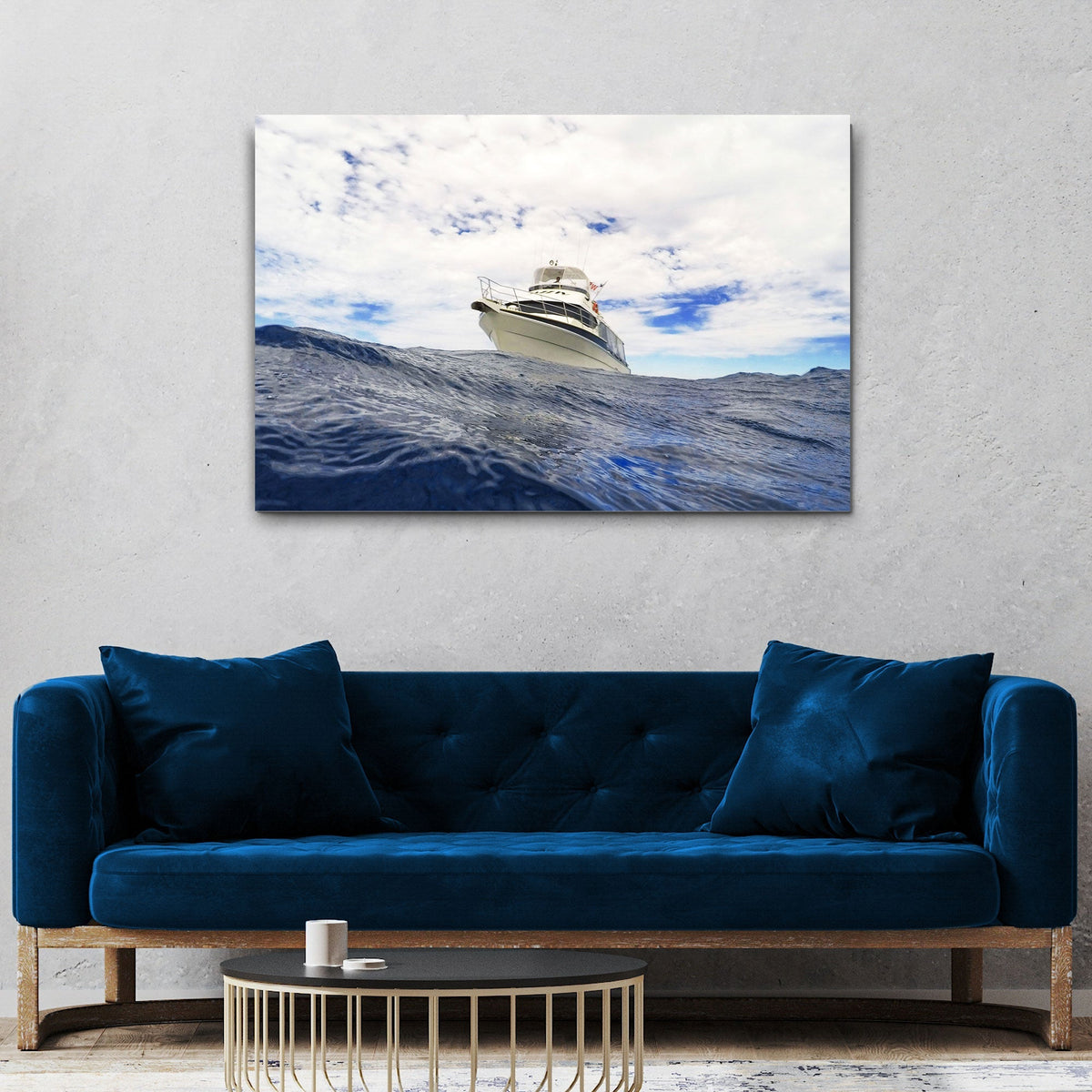 Boat Yacht Canvas Wall Art