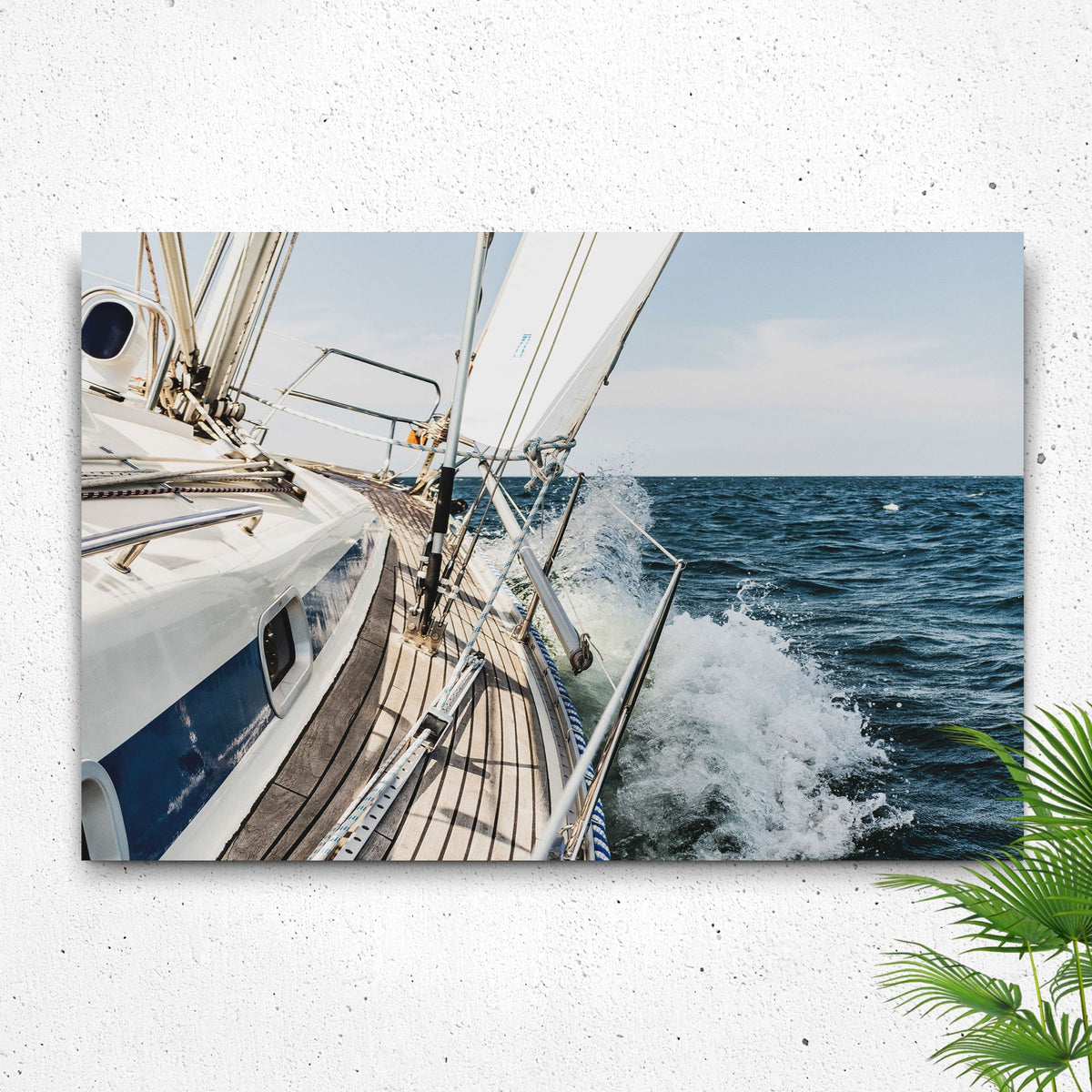 Boat Yacht Adventure Canvas Wall Art