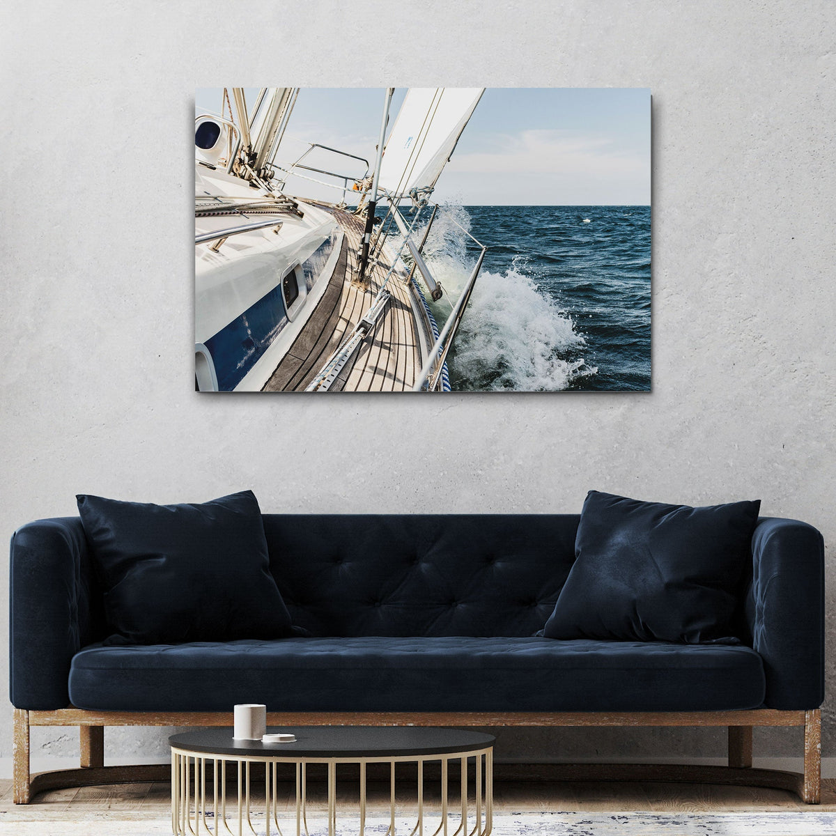 Boat Yacht Adventure Canvas Wall Art