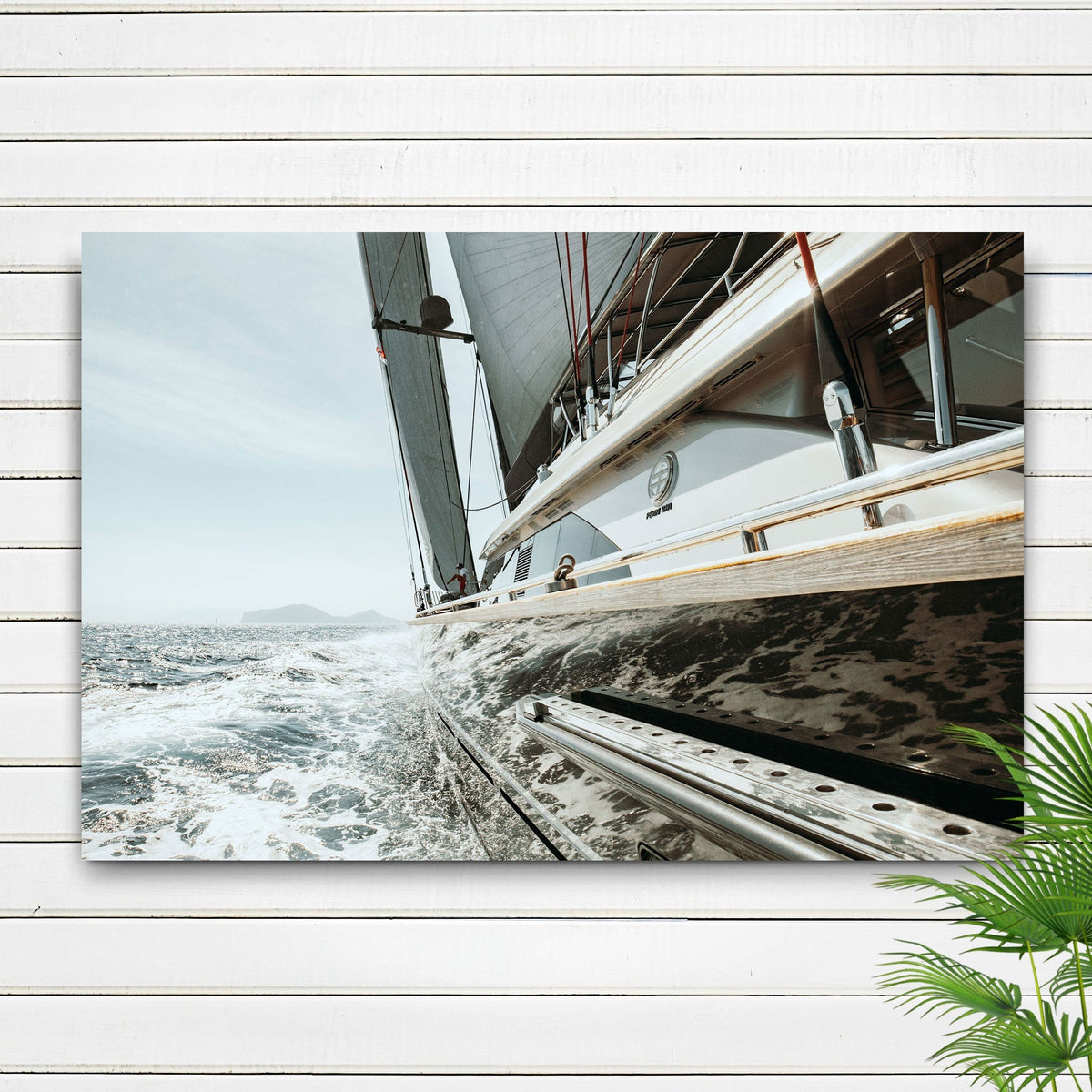 Boat Yacht Sailing Canvas Wall Art