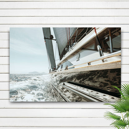 Boat Yacht Sailing Canvas Wall Art