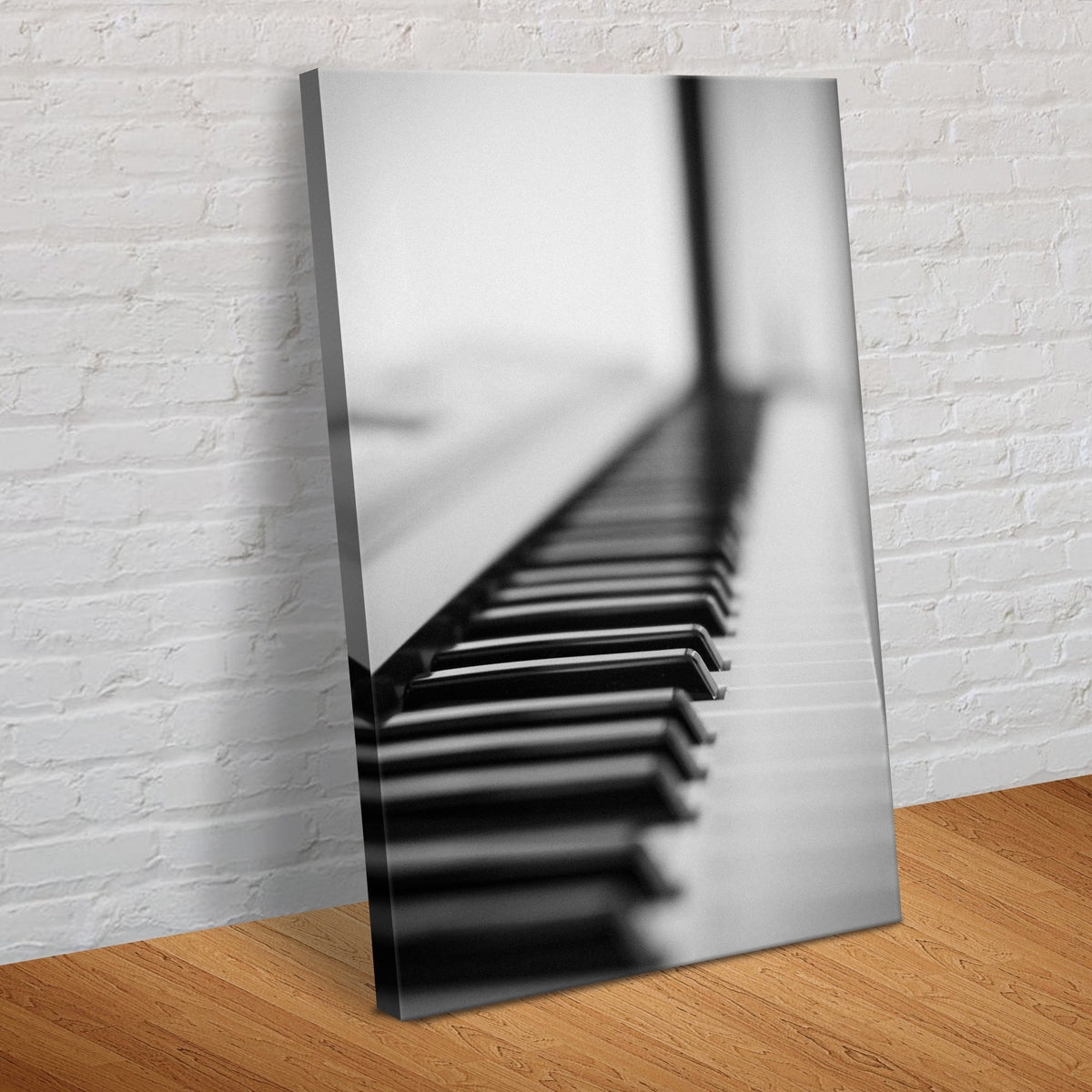 Piano Monochrome Canvas Wall Art
