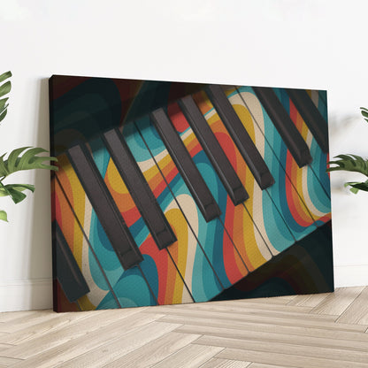 Piano Retro Canvas Wall Art