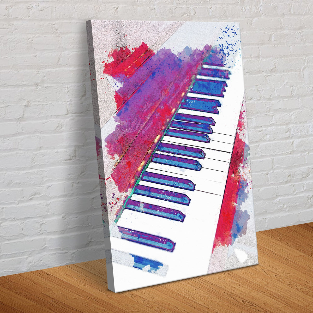 Piano Abstract Canvas Wall Art