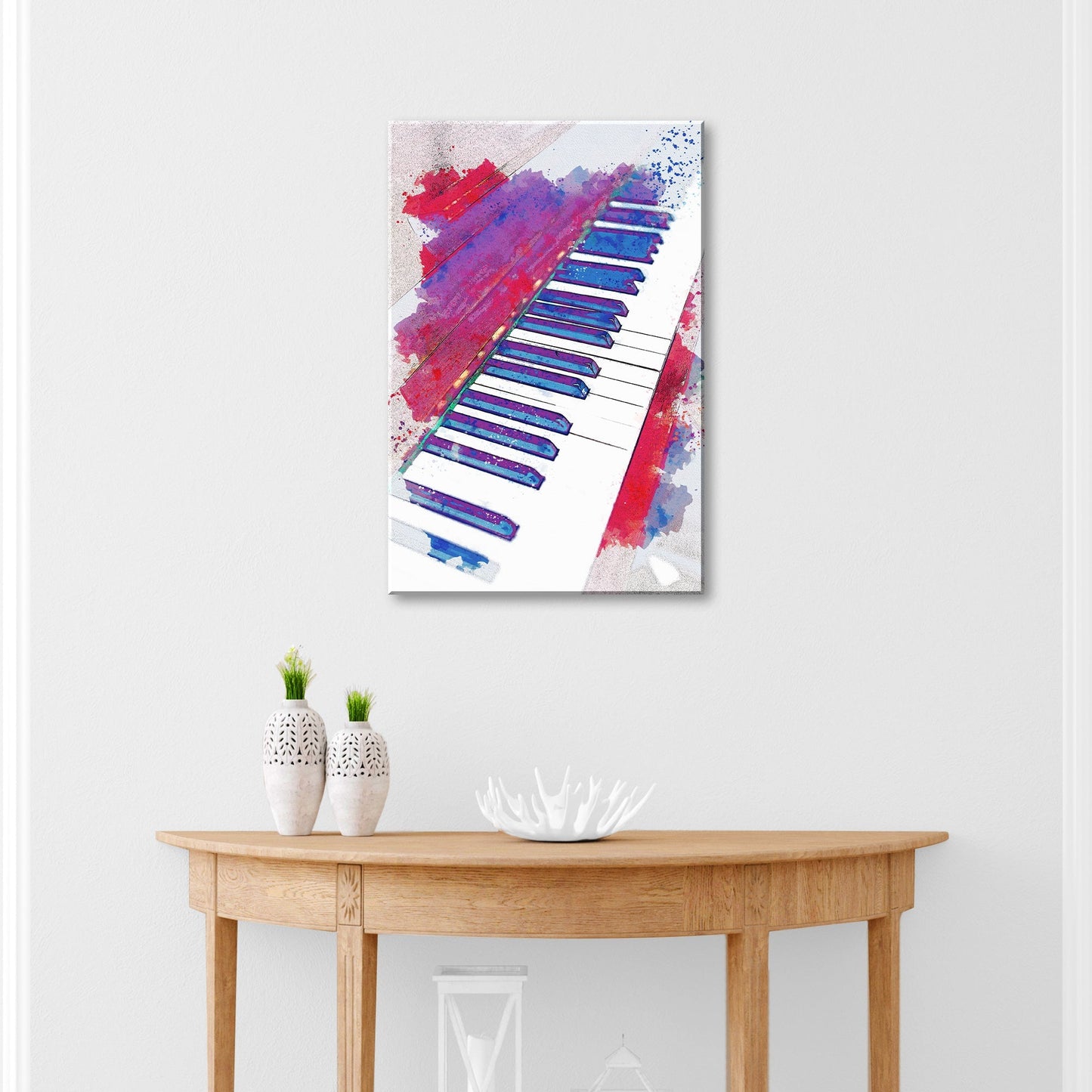 Piano Abstract Canvas Wall Art