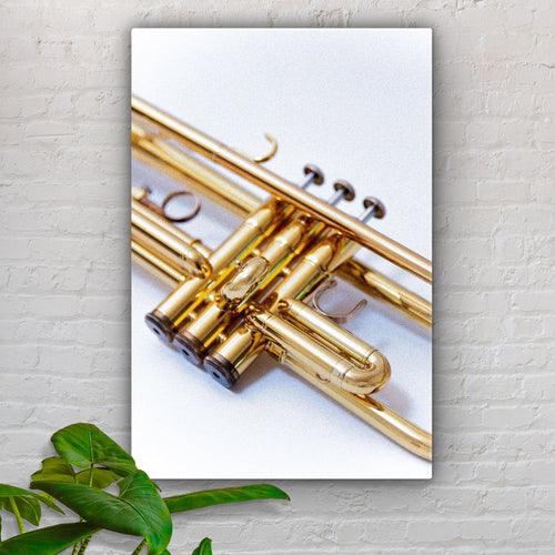Trumpet Modern Canvas Wall Art