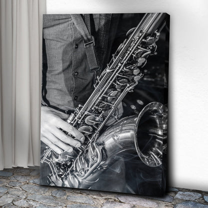 Music Genres Jazz Monochrome Canvas Wall Art