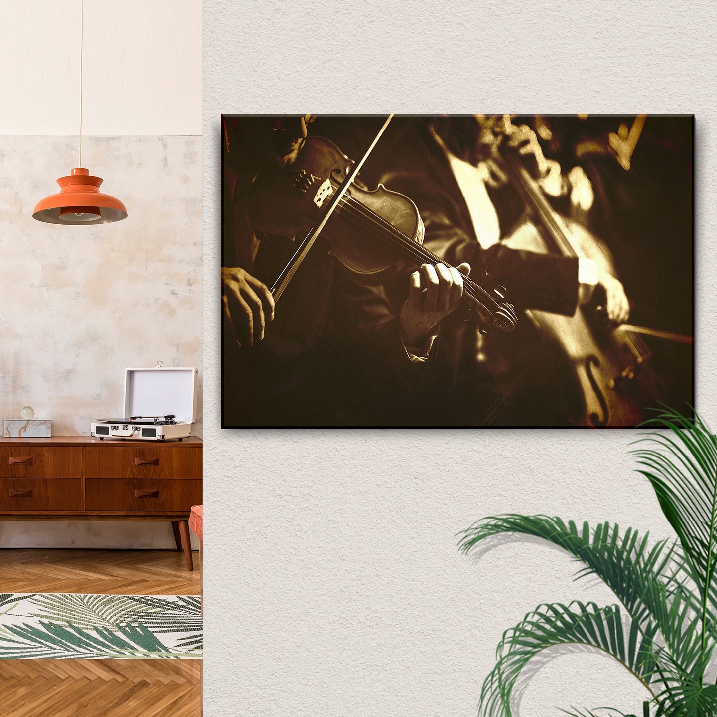 Music Genres Classical Music Sepia Canvas Wall Art