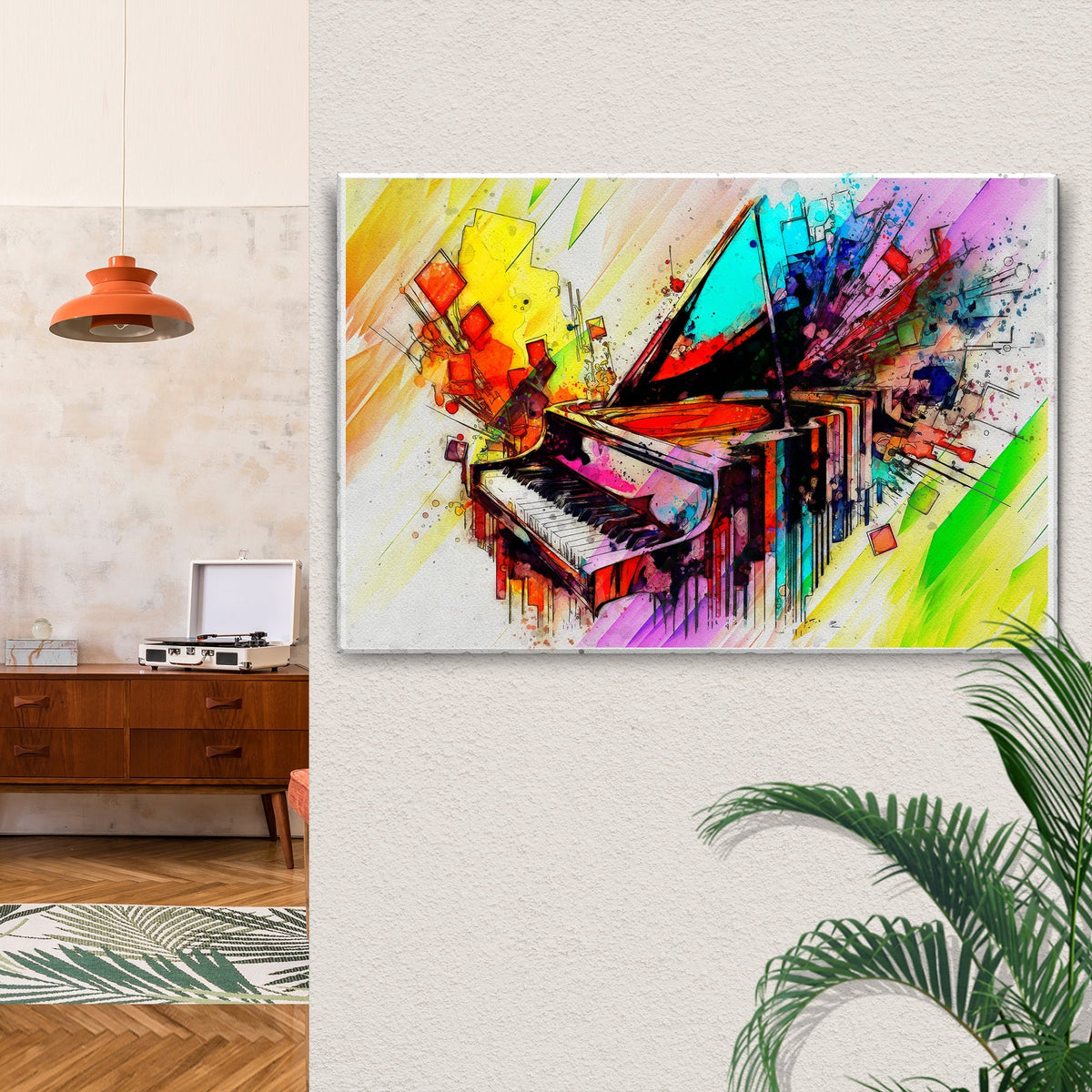 Music Genres Classical Abstract Canvas Wall Art