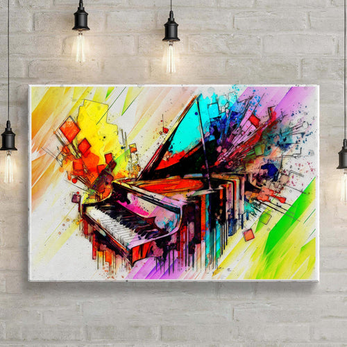 Music Genres Classical Abstract Canvas Wall Art
