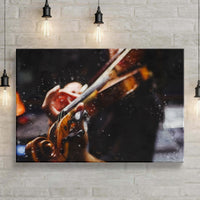 Music Genres Classical Watercolor Canvas Wall Art