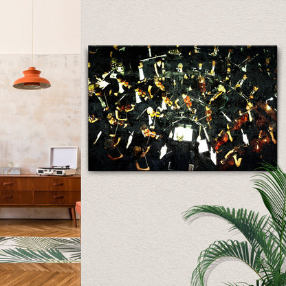 Music Genres Classical Grunge Canvas Wall Art