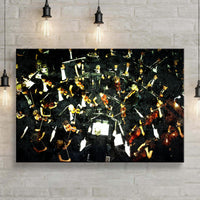 Music Genres Classical Grunge Canvas Wall Art