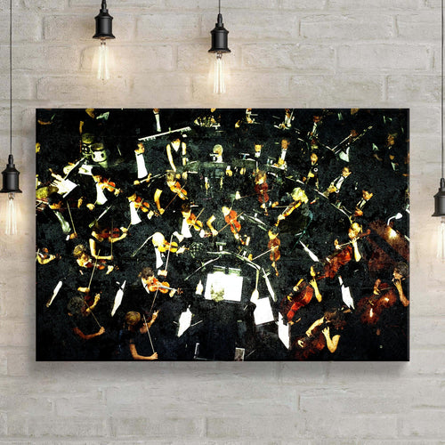 Music Genres Classical Grunge Canvas Wall Art