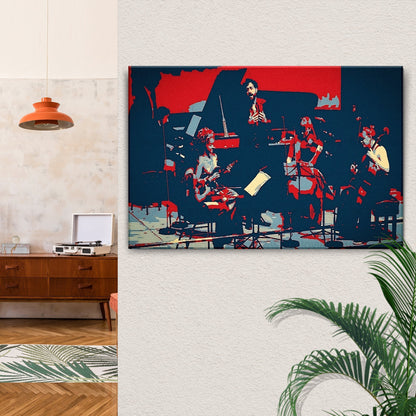 Music Genres Classical Pop Art Canvas Wall Art