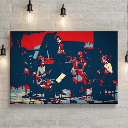 Music Genres Classical Pop Art Canvas Wall Art