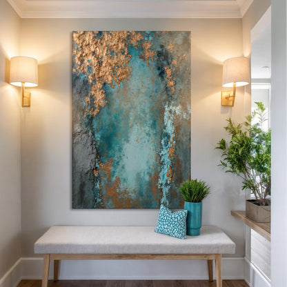 Rust and Reverie Abstract Wall Art I