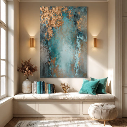 Rust and Reverie Abstract Wall Art I