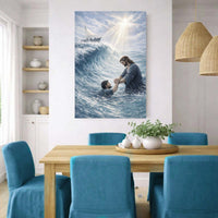 Held Above the Deep Wall Art