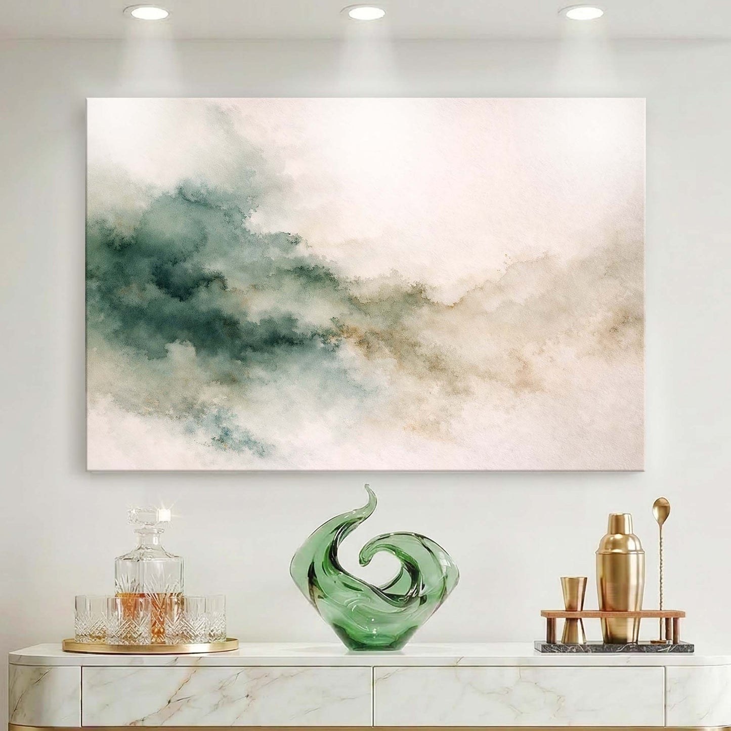 Abstract Watercolor Wash