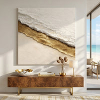 Gold Shoreline Abstract