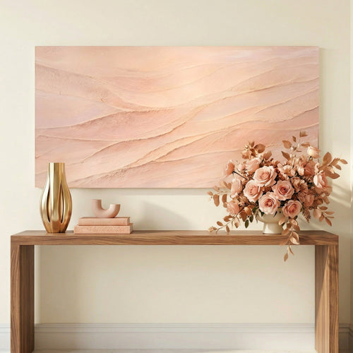 Blush And Cream Wave