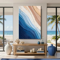 Coastal in Blue and Sand