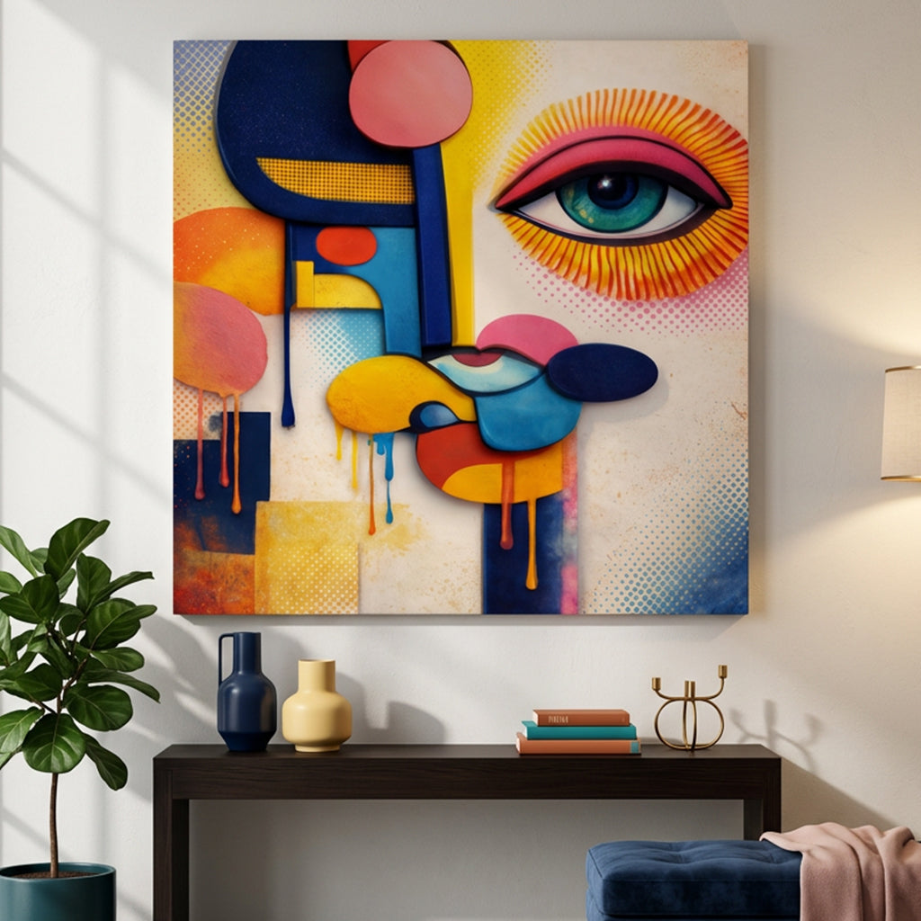 Retro Pop Culture Canvas