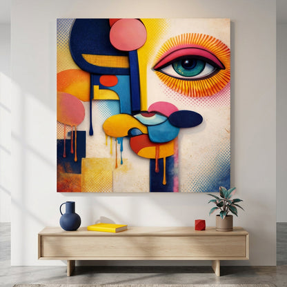 Retro Pop Culture Canvas