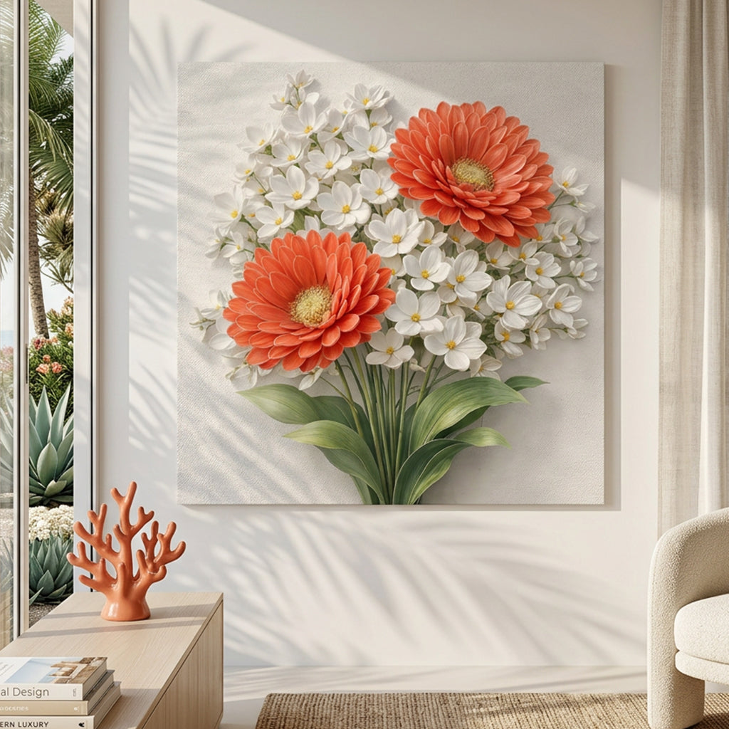 Elegant White Blossom
