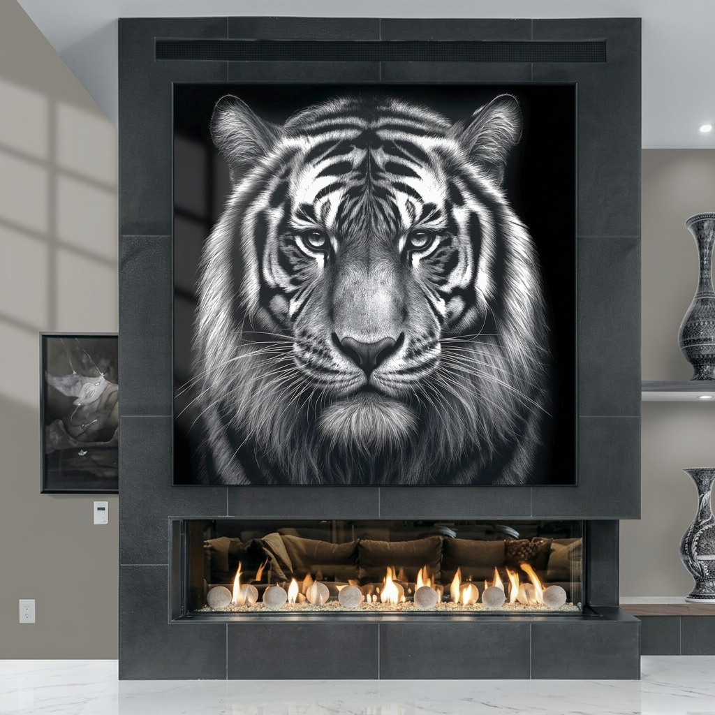 Noir Tiger - canvas