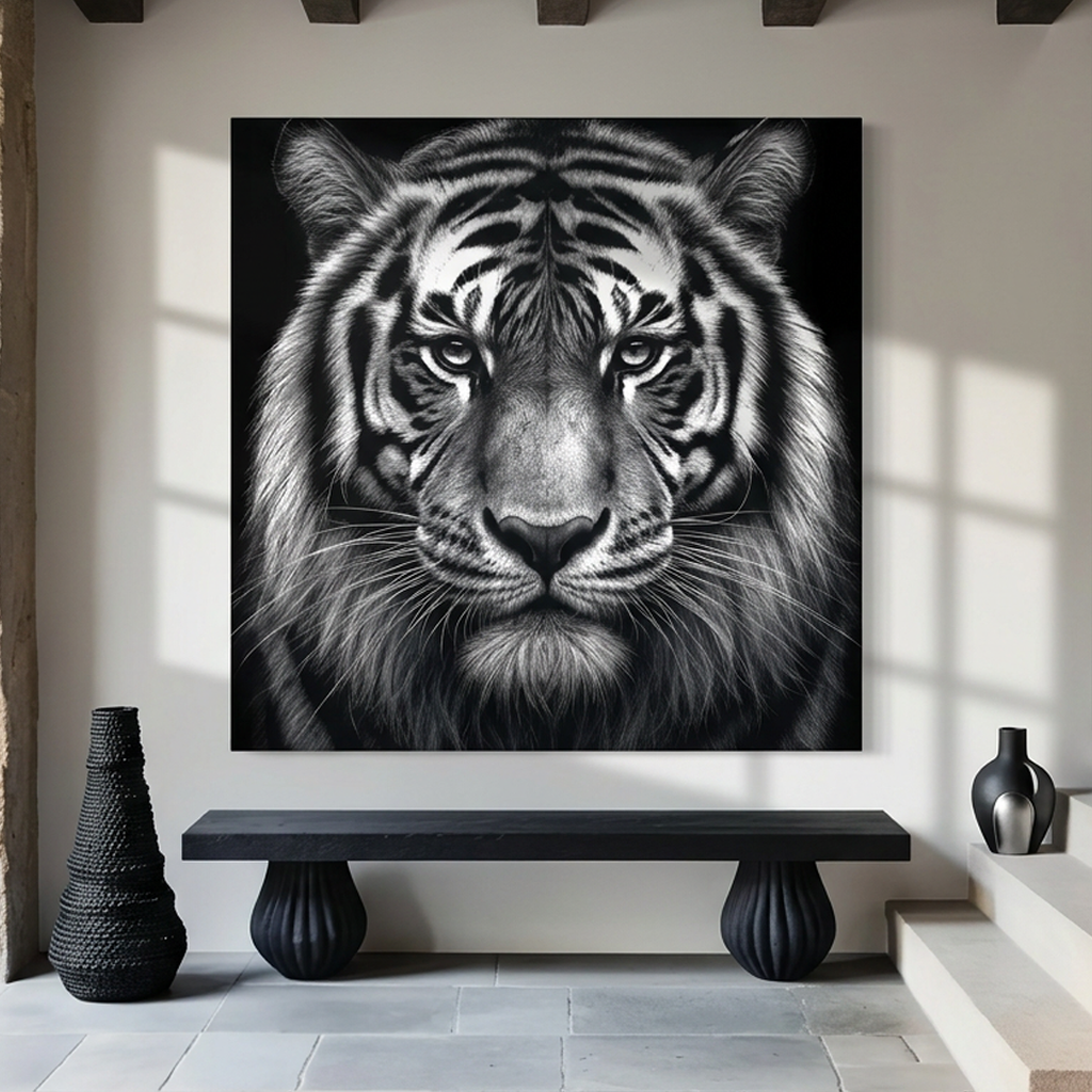 Noir Tiger - canvas