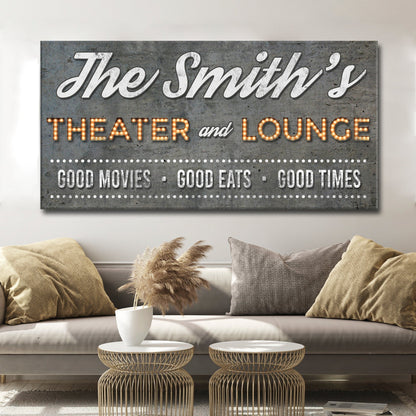 Family Theater and Lounge Sign V