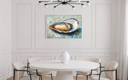 Abstract Oyster Canvas Wall Art