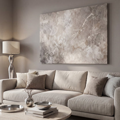Abstract Dark Stone Wall Art