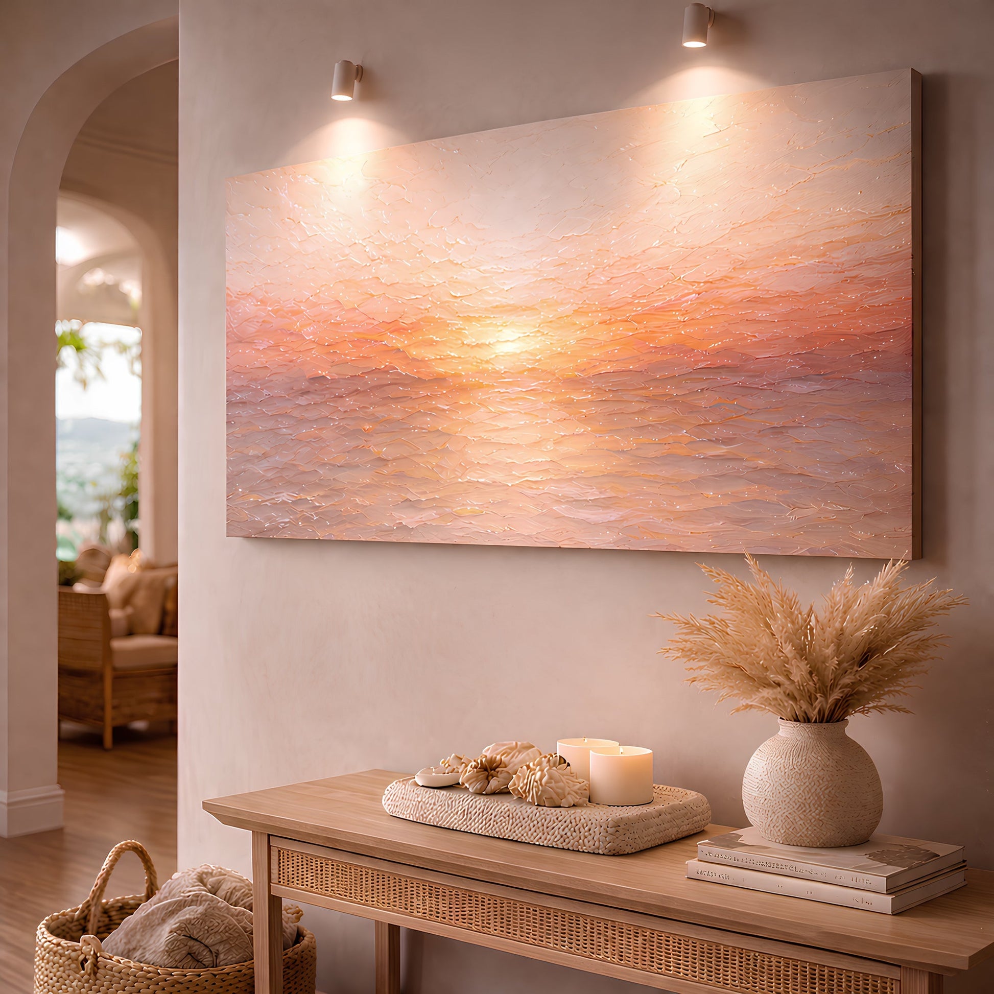 Abstract Sunset — Warm Gradient