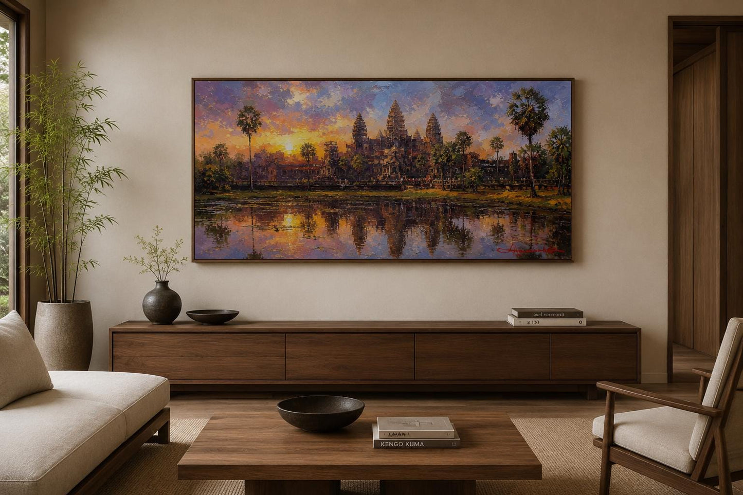Angkor Wat Wall Art - Cambodia Temple Cavas Wall Decor