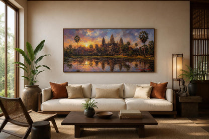 Angkor Wat Wall Art - Cambodia Temple Cavas Wall Decor