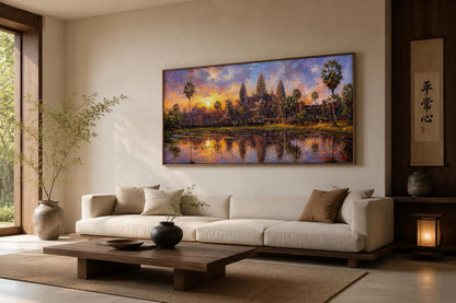 Angkor Wat Wall Art - Cambodia Temple Cavas Wall Decor