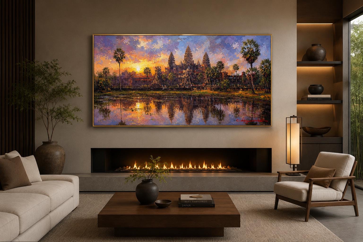 Angkor Wat Wall Art - Cambodia Temple Cavas Wall Decor