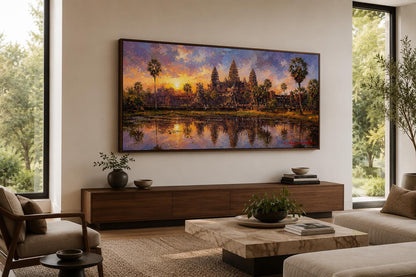 Angkor Wat Wall Art - Cambodia Temple Cavas Wall Decor