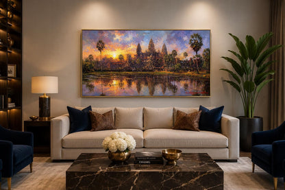 Angkor Wat Wall Art - Cambodia Temple Cavas Wall Decor