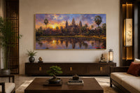 Angkor Wat Wall Art - Cambodia Temple Cavas Wall Decor
