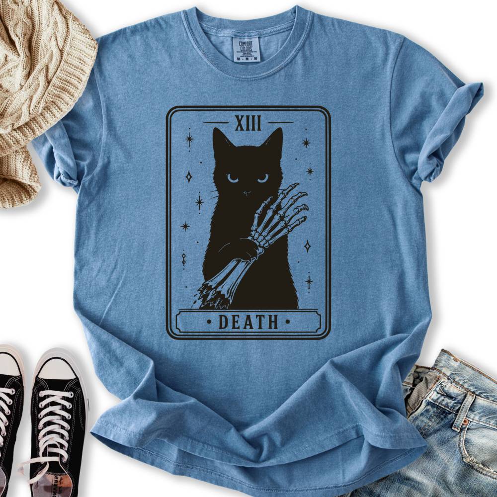 Death Cat Tarot Relaxed Tee